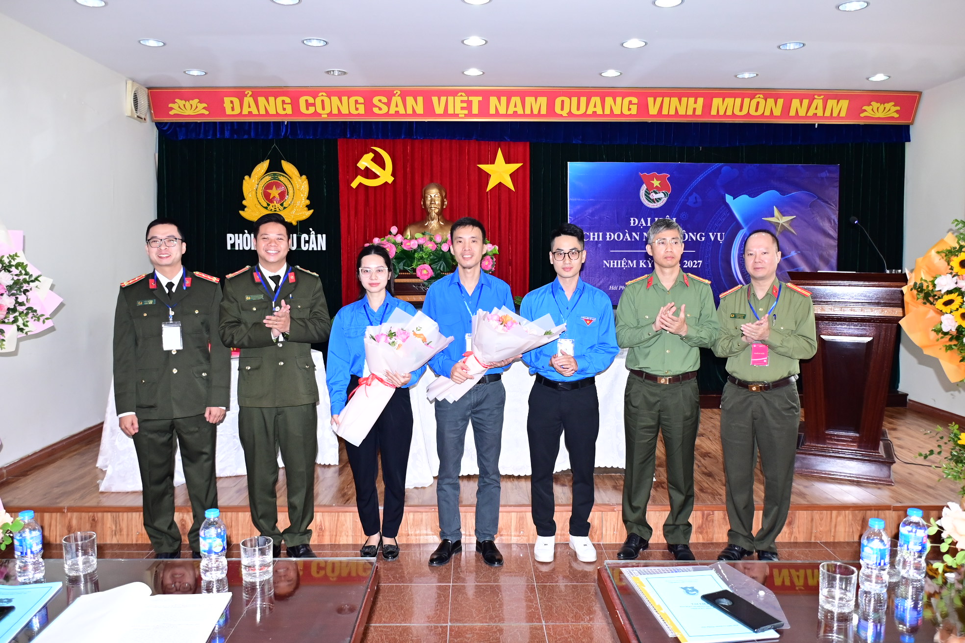 Chi đoàn Nhà Công vụ  (Phòng Hậu cần) tổ chức thành công Đại hội nhiệm kỳ 2024-2027